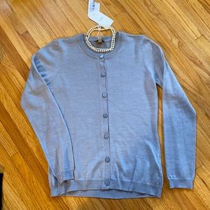 Armani Collezioni wool blend cardigan sweater